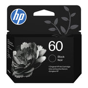 HP 60 Black Ink Cartridge, Original Quality, Monochrome, Approx 200 Page Yield, Compatible with HP Photosmart C4640 C4650 C4680 C4780 C4795 D110a, CC640WN#RFD
