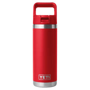 YETI Rambler 18-oz. Water Bottle with Straw Cap - Rescue Red
