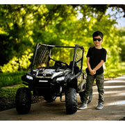 Realtree XD 24V Ride On UTV, Black - Dual driving mode