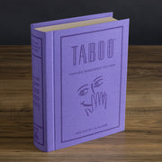 Winning Solutions Taboo Vintage Bookshelf Edition Classic Party Board Game with 300 Cards, Buzzer, Timer, Fabric-Wrapped Case, 10.6 x 8.4 x 2.6 in, 2 lb, 43415