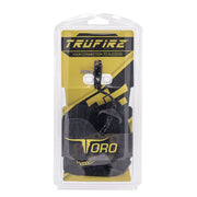 Tru-Fire Toro Single Caliper Archery Release, Lightweight Stainless Steel, Black, Compact Design, T20300