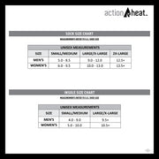 ActionHeat AH-SK-AA-02-L-XL AA Battery Heated Socks - Unisex Cotton Warm Socks w/Built-in Heating Panels, Heat Reflective Technology, 4.5V Heating Socks Large-X-Large