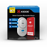 Kidde Smart Carbon Monoxide Detector, Plug-In with AA Battery Backup, 85 dB Alarm, White, COPDW
