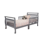 AFG Baby Furniture Anna Classic Sleigh Toddler Bed, Gray