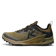 KEEN Zionic Nxt Men's Low Height Waterproof Hiking Shoes, Martini Olive/Lemon Curry, 9.5, 1031187