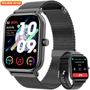 Mingdaln G39dianduhei Smart Watch, 1.85-Inch HD Touch Screen, Black