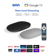 Onn 4K Pro Streaming Device w/Google TV, Gemini Voice Control, 32/3GB Memory, Dolby Vision & Atmos, Wi-Fi 6, Black