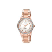 CITIZ QUART LD RG BR - CITIZEN WATCH CANADA LTD./MONT - CITIZEN QUARTZ L ROSE GOLD CRYSTAL WATCH