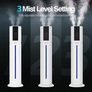 HUMSURE HS-S900A 3-Speed Ultrasonic Cool Mist Humidifier 2.4gal/9L White