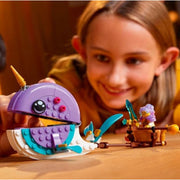 LEGO 6470365 DREAMZzz Izzie's Narwhal Hot-Air Balloon Deep-Sea Animal Toy, Save Bunchu from a Grimspawn, Transforming Whale Figure for Kids, Bunny Toy for Boys and Girls 7 Years Old and Up, 71472