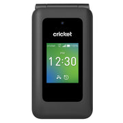 Cricket U1030AC Debut Flex 4GB 512MB RAM Graphite Gray Prepaid Cricket Wireless Flip Phone