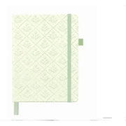 &and per Se Bullet Dotted Journal Notebook A5 Hardcover Leather 3 Sheets of Stickers Included (green)