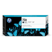 HP 730 Matte Black High Capacity DesignJet Ink Cartridge, 300ml, P2V71A
