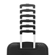 American Tourister Color Waves Carry On Expandable Luggage Suitcase, Black