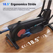 MERACH Elliptical Exercise Machine with 18.5IN Stride Hyper-Quiet Magnetic Drive System Elliptical Trainer 8 Resistance Levels