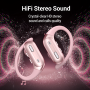 VEAT00L X19 Wireless Earbuds, Hybrid Active Noise Cancelling, Bluetooth 5.3, IPX7 Waterproof, Deep Bass, Over Ear Bud with Earhooks, 75H Playtime