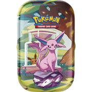 Pokemon 11869 TCG: Scarlet & Violet Prismatic Evolutions Mini Tin, Receive 1 Tin at Random!