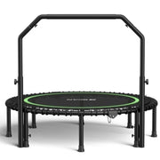 BCAN Foldable Mini Trampoline, 48 in Fitness Rebounder with Bungee Cord System, Supports 550 LBS