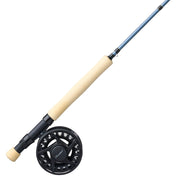 Pflueger President Fly Fishing Rod and Reel Combo, 8 ft Medium-Action Carbon Composite Rod, Left-Handed 7/8 Size Large-Arbor Graphite Reel, EVA Foam Handle, 4-Piece, PFCBOPR808