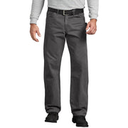 Dickies Relaxed-Fit Straight-Leg Carpenter Sanded-Duck Jeans for Men, 32x32, Rinsed Slate -  100.00% Cotton