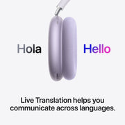 Apple AirPods Max 2 Over-Ear Headphones with Active Noise Cancellation, Personalized Spatial Audio, Live Translation, USB-C Charging, Blue, MHWM4AM/A