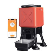 Molly&Cody Automatic Dog Feeder for Large Dogs, 14L Capacity, WiFi App Control, Anti-Blockage System, Timed Feeding, Dual Power Supply, Stainless Steel Bowl, FT-11