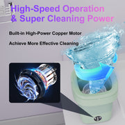 Pentantan 105210 12L Portable Washing Machine, Mini Foldable Washer for Apartment, RV, Travel, Green