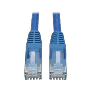 Tripp Lite Cat6 Gigabit Snagless Molded Ethernet Cable, Blue, 15 ft, N201-015-BL