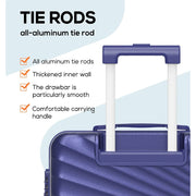 Joyway TR-008 Hard Side 5-Piece Set &TSA Lock, Blue