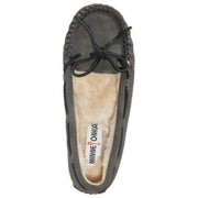 Minnetonka Moccasin Cally Moccasin Slippers for Ladies - Grey - M