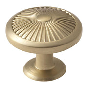 Crawford-Zinc-Cabinet Knob-1.375-Golden Champagne