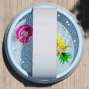 JXXRZ 8 Ft Round Inflatable Pool, 1200 Gal Capacity, UV Resistant, Foldable Design, Quick Drain, Gray - Effortless Setup