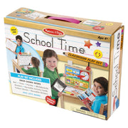 Melissa & Doug 8514 School Time! Classroom Play Set Game - Be Teacher or Student pretend