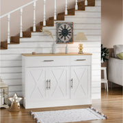 Walsunny Kitchen Buffet Sideboard Cabinet, Adjustable Shelf