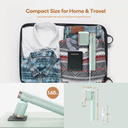 Newbealer NB316C Portable Handheld Garment Steamer, Leak-Proof Design, 15s Fast Heat-Up, 120ml Water Tank, Lightweight Travel Steamer, Mint Green