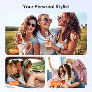 Bopcal ZCY892-B 5 in 1 Hair Styler Multi-Function Hair Styling Tool with Ionic Hair Dryer Brush, Fast Drying
