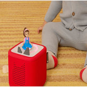 Tonies Toniebox 2 Audio Player Bundle with Ms Rachel Figurine, Sunset Red, Kid-Friendly, Durable, Screen-Free Entertainment