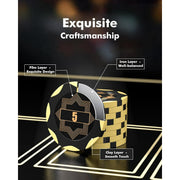 HEITOK Clay Poker Chip Set, 100 Pieces, 14g Weighted Clay Composite Chips, Multicolor, Includes Playing Cards, Dice, Dealer Button, Aluminum Carrying Case, XY-8111