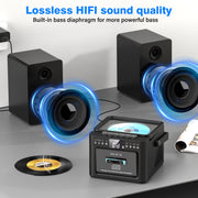 Jazmm w18-black Stereo System for Home with Boombox CD and Cassette Player Combo