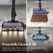 BISSELL PowerClean DualBrush Cordless Stick Vacuum, HEPA Sealed Allergen System, FurFinder Headlights, Self-Standing Design, 50-Minute Battery Life, 8 lb, 4373