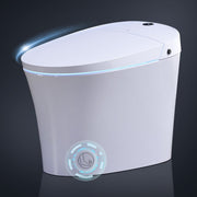 R&T E16 Smart Toilet One Piece, Tankless, Elongated, Auto Flush, Heated Seat, Warm Water Bidet, Air Dryer, White
