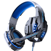 VEAT00L Gaming Headset with Microphone, 7.1 Stereo Surround Sound, Noise Canceling Mic, Over-Ear Soft Earmuffs, LED Light, Compatible with PS4, PS5, Xbox One, PC, Laptop, Nintendo Series X|S