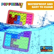 Power Your Fun Pop Puzzle 27pc STEM Learning Jigsaw Sensory Fidget Toy for Kids Ages 3+, Red B09F4FKQNR