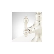 Signature Hardware RS-029D-BN Isabel Gooseneck Faucet with Metal Lever Handles - Brushed Nickel