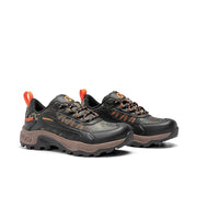 Merrell Stowe Low Hiking Shoes, Breathable Synthetic Textile Upper, Water-Repellent, Camo, Kids Size 5, MF25A04