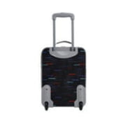 Travelers Club Luggage 3-Piece Junior Travel Luggage Set, Glitch Pattern, 18-Inch Rolling Carry-On, Glitch - 600D Polyester