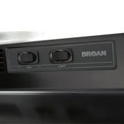 Broan F40000 Series 30 in. Convertible Range Hood in Black-F403023