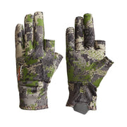 Sitka Gear Fanatic Glove with GORE OPTIFADE Concealment, Half-Finger Design, Water Repellent, Optifade Cover, Large, 81580610