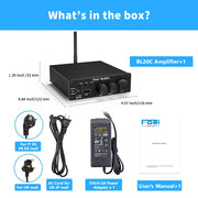 Fosi Audio BL20C 320 Watts Bluetooth 5.0 Stereo Audio Receiver Amplifier