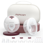 Momcozy M5-nN Breast Pump Hands Free M5, Wearable Breast Pump of Baby Mouth Double-Sealed Flange